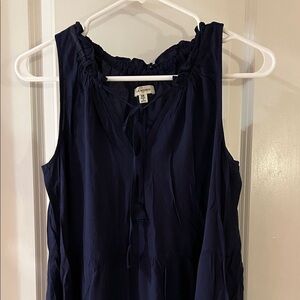 Max Studio Navy Sleeveless Dress